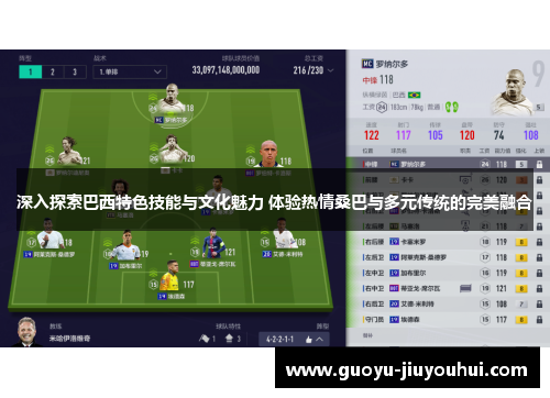 深入探索巴西特色技能与文化魅力 体验热情桑巴与多元传统的完美融合 深入探索巴西特色技能与文化魅力 体验热情桑巴与多元传统的完美融合